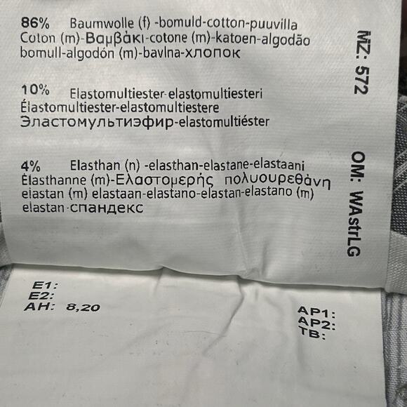 Hiltl Dayne Smart Pant Men 38x28 Khaki Pleat Stretch Ultimate Trouser Selvedge - Picture 4 of 8